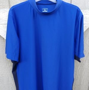 Lands End blue shirt sleeve shirt